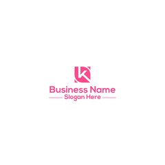 initial letter logo K, logo template

