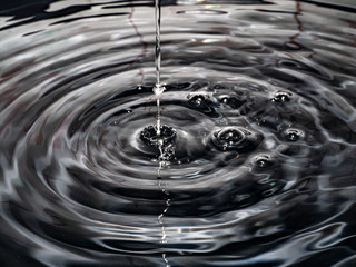 Drop of water,Water background / Water is a transparent, tasteless, odorless, and nearly colorless...