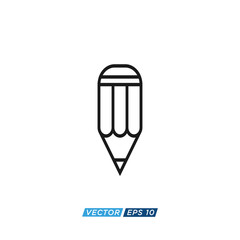 Pen Stationary Icon Design Vector