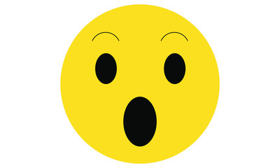 Sad or crying emoji face emotional icon vector illustration 