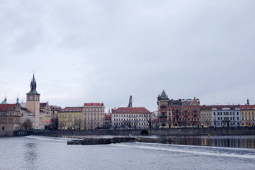 Fototapeta premium Cartoline Prague 