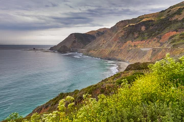 Fotobehang View o the Pacific Coast in California, USA. © Tomasz Wozniak