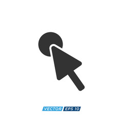 Pointer or Cursor Sign Icon Design Vector