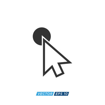 Pointer or Cursor Sign Icon Design Vector