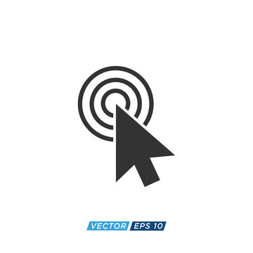 Pointer or Cursor Sign Icon Design Vector