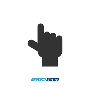 Pointer or Cursor Sign Icon Design Vector