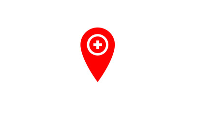 Switzerland Location pin map navigation label symbol