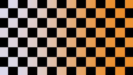 New brown & white checker board abstract background