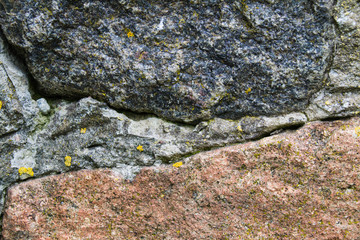 Brown with gray stone texture closeup copy space