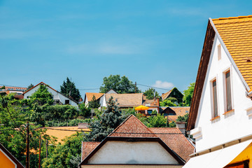 Szentendre old town houses in Hungary