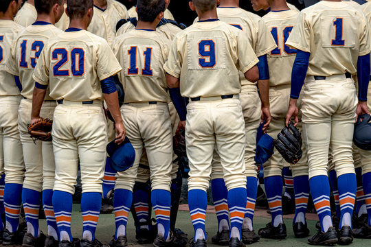 高校野球 試合風景 - Powered by Adobe