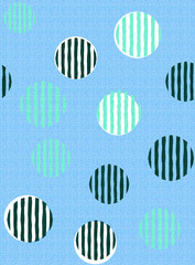 Elagance mix object pattern with color backgound