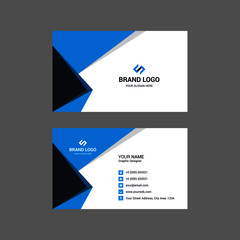 Fototapeta premium Business Card Layout / Modern business card template Flat design vector abstract creative