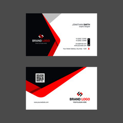Business Card Layout / Modern business card template Flat design vector abstract creative