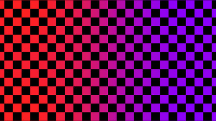 Red & blue checker board abstract,New chess board abstract