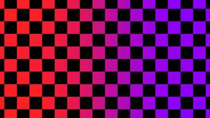 Red & blue checker board abstract,New chess board abstract