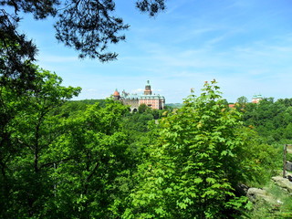 Zamek Książ, Schloss Fürstenstein, Książański Park Krajobrazowy 
