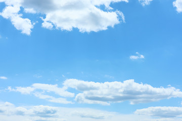 blue sky with cloud closeup
