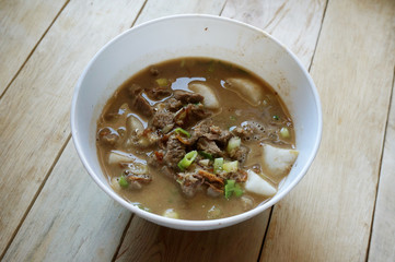 Coto Makassar is traditional Beef Soup from Makassar, South sulawesi/Indonesia.    