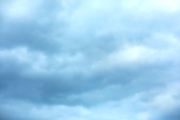 Obraz premium blue sky with cloud closeup