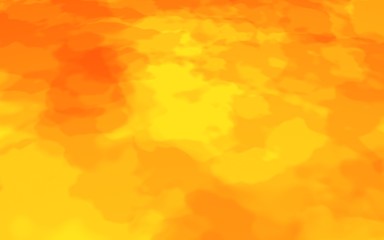 Abstract Fire Background with Flames. Wall of Fire. Glare on the water. 3D illustration