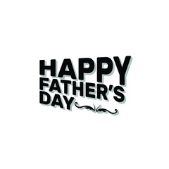 Happy Father's Day Awesome Typography Design 2020