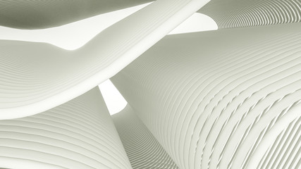 background from gray abstract cylinders. 3d render illustration