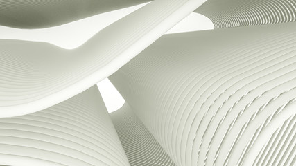 Naklejka premium background from gray abstract cylinders. 3d render illustration