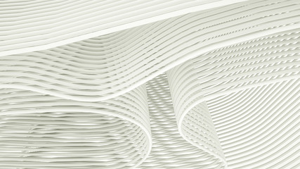 background from gray abstract cylinders. 3d render illustration