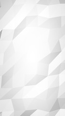 Obraz premium White abstract background. Lowpoly backdrop. Crumpled paper. 3D illustration