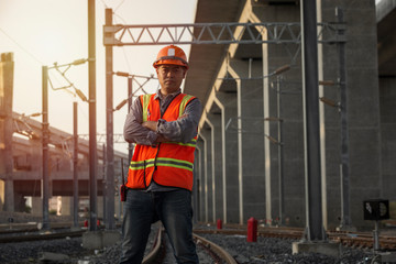 construction worker on a construction site