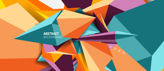 Trendy simple triangle abstract background, dynamic motion concept. Vector Illustration For Wallpaper, Banner, Background, Card, Book Illustration, landing page