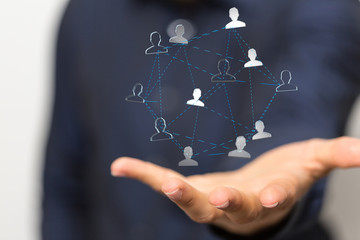  Digital Network and data concept.