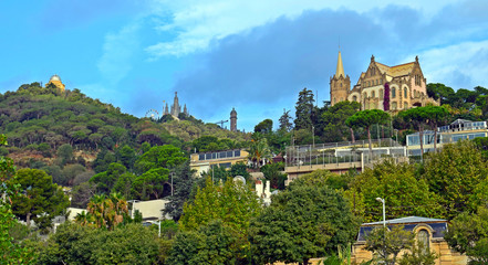 

Paisaje de las montañas de Collserola, Barcelona