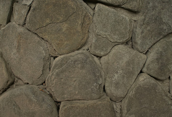 Gray stone wall, textured background
