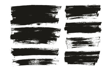 Flat Paint Brush Thin Full Background High Detail Abstract Vector Background Mix Set 