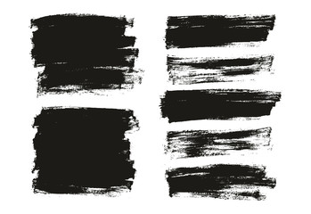 Flat Paint Brush Thin Full Background High Detail Abstract Vector Background Mix Set 