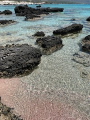 kreta strand felsen meer bucht