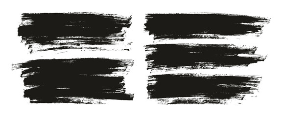 Flat Paint Brush Thin Full Background High Detail Abstract Vector Background Mix Set 