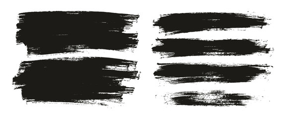 Flat Paint Brush Thin Full Background High Detail Abstract Vector Background Mix Set 