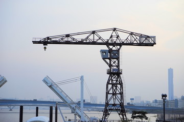 Fototapeta premium 港のクレーン 