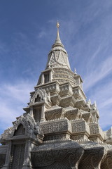Fototapeta na wymiar Palais royal à Phnom Penh, Cambodge