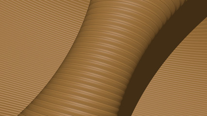 Colorful background of SADDLE BROWN made by 3D illustration of rough surface with texture and tornado shape in middle