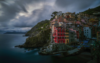 Fototapeta na wymiar Cinque Terre towns in Italy
