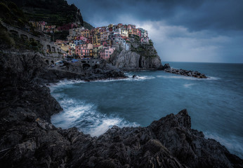 Cinque Terre towns in Italy