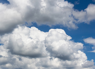 Naklejka na ściany i meble clouds on a background of blue sky
