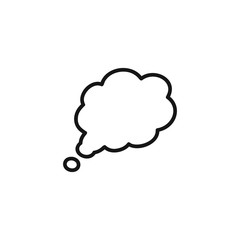 Speech bubble icon vector design