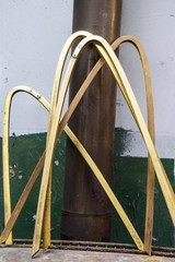 Galvanisierte Metallteile