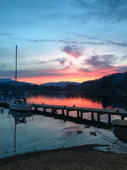 Windermere at sunset