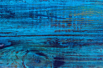 Blurred wooden texture background. Wooden wall texture grunge background with a lot of copy space for text. Abstract background, blue colors. Colorful wooden wall texture.